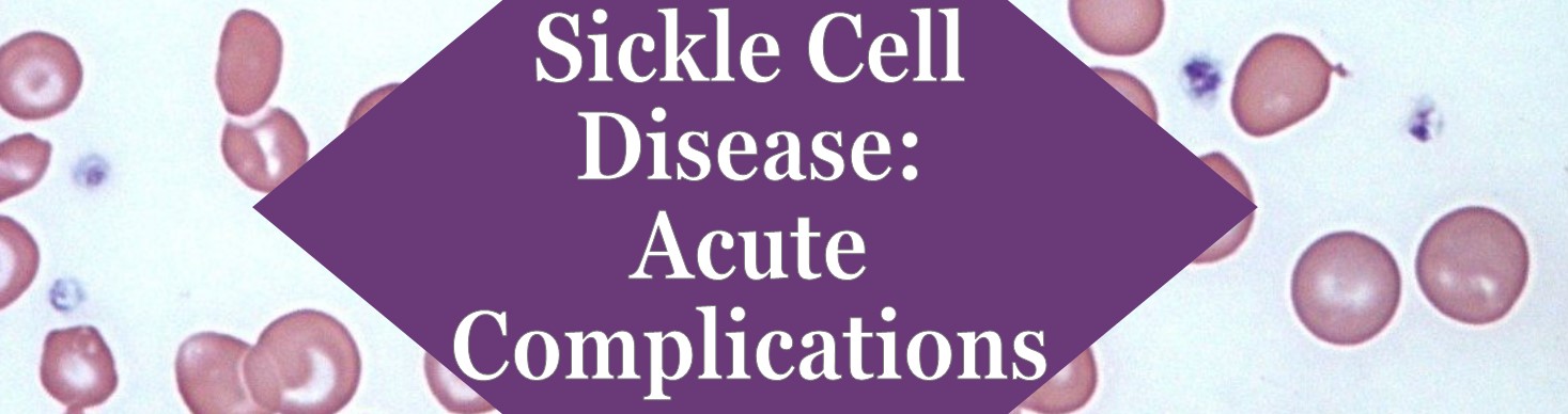 Sickle Cell Disease: Acute Complications Banner